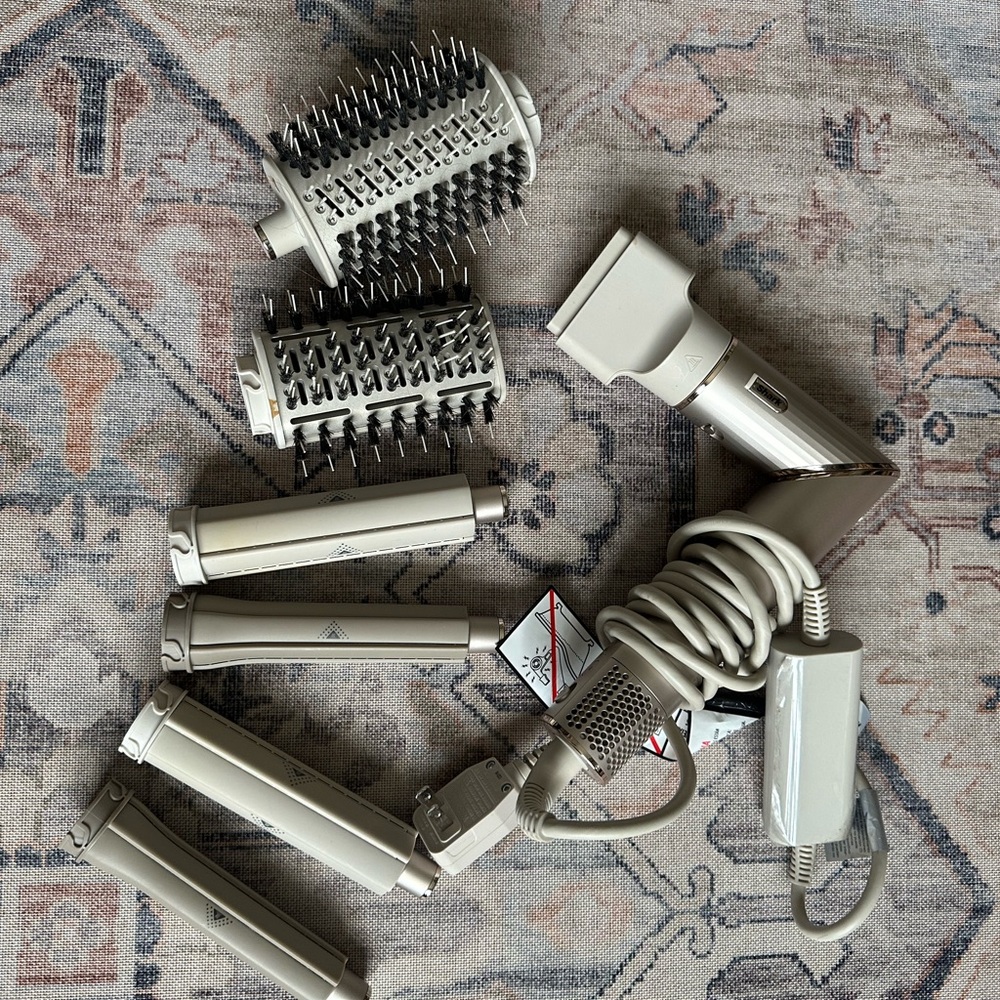 Versatile Hair Styling Tool Set - Cream